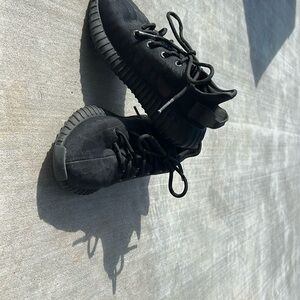 Adidas Black and Orange Sneakers